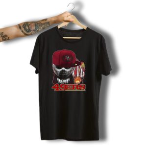 Jackskull 49Ers Sf Pumpkin Halloween Football T-Shirt