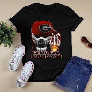 Jackskull Georgia Bulldogs Halloween Football Fanatic T Shirt
