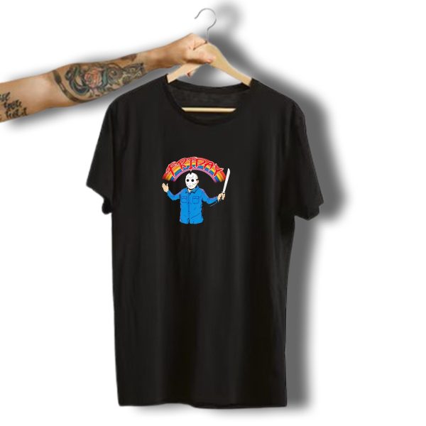 Jason Voorhees Friday Rainbow Halloween Horror T Shirt t shirt 1