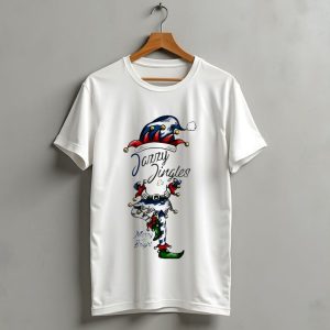 Jazzy Jingles Elf Merry And Bright Christmas T-Shirt