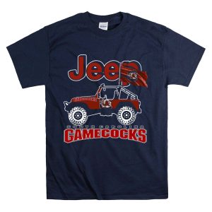 Jeep South Carolina Gamecocks Off Road Spirit Vehicle T-Shirt