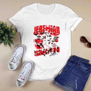 Jeremiah Smith Ohio State Buckeyes Vintage Signature T Shirt