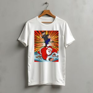 Jess Jeckel Wrestling Santa Christmas Of Carnage Cookies Candy Canes Ring Explosion T-Shirt