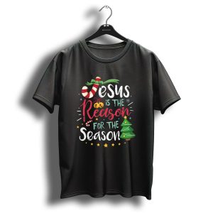 Jesus Is The Reason For The Season Christmas Stocking Stuffer T-Shirt