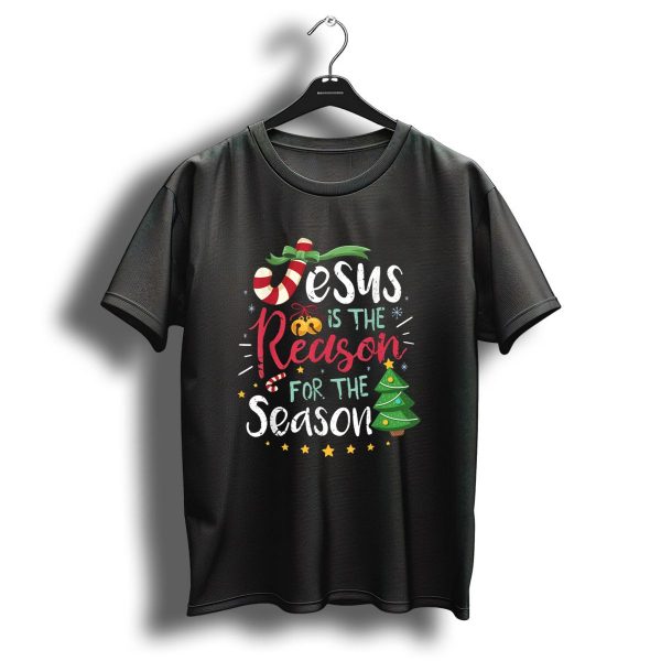 Jesus Is The Reason For The Season Christmas Stocking Stuffer T Shirt 1 t shirt 1
