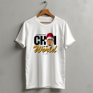 Ji Man Choi Choi To The World Christmas Clutch Baseball Santa Hat T Shirt