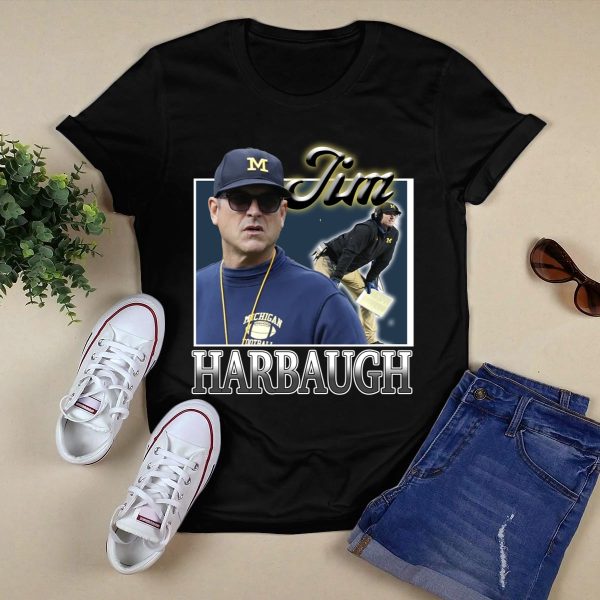 Jim Harbaugh Vintage Shirt Black 1