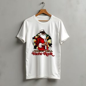 Jingle Bell Yacht Rock Santa Christmas T-Shirt