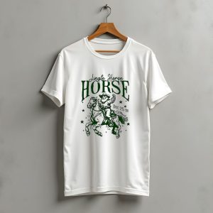 Jingle Horse Howdy Santa Rodeo Dec 25Th Christmas T-Shirt