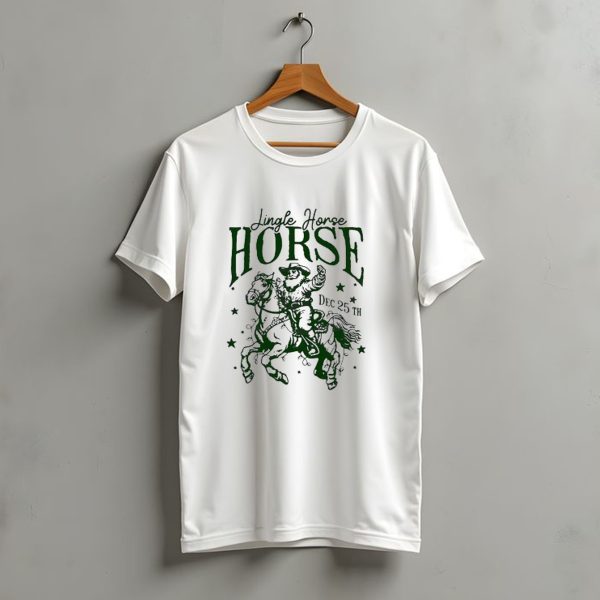 Jingle Horse Howdy Santa Rodeo Dec 25Th Christmas T Shirt t shirt 1