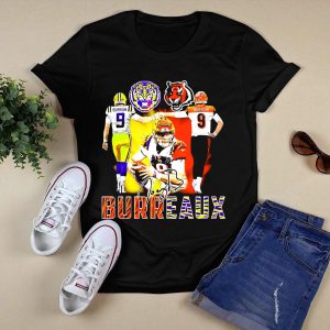 Joe Burrow Burreaux Signature Lsu Tigers Cincinnati Bengals Football T-Shirt