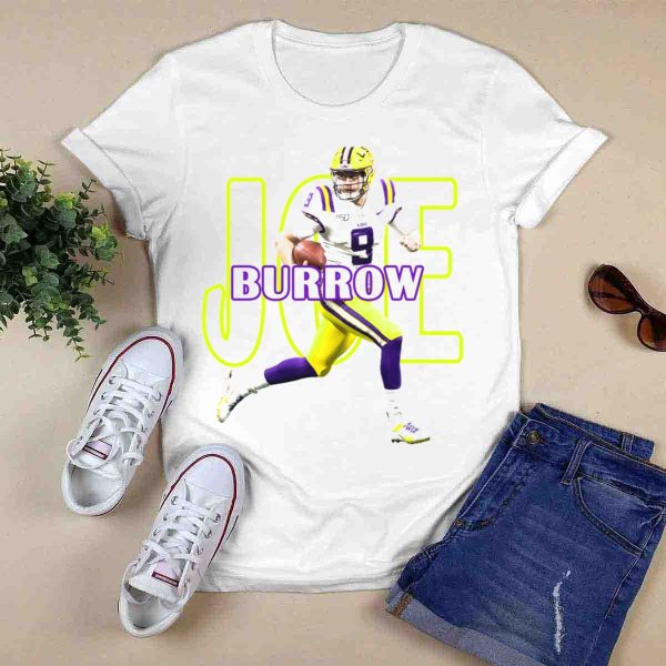 Joe Burrow LSU Football Legends T Shirt 0