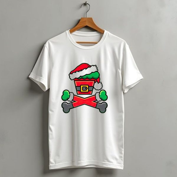 Johnny Cupcakes Jc Vault Grouchy Crossbones Christmas Santa Hat T Shirt 1 t shirt 1