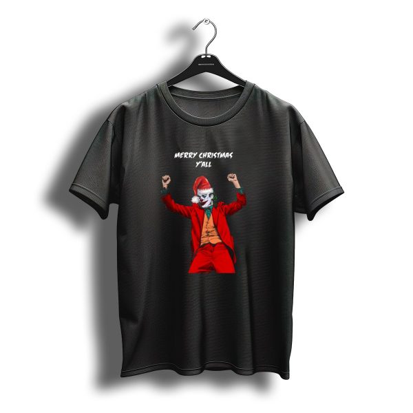 Joker Merry Christmas YAll Santa Suit T Shirt t shirt 1