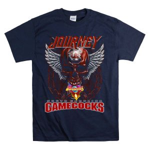 Journey South Carolina Gamecocks Skull Wings T-Shirt