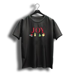 Joy Ornaments Car Snowman Christmas Tree Santa T-Shirt