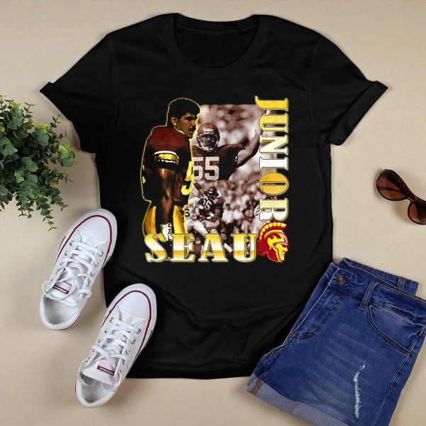 Junior Seau USC Trojans 55 Football Legend T Shirt 1 1