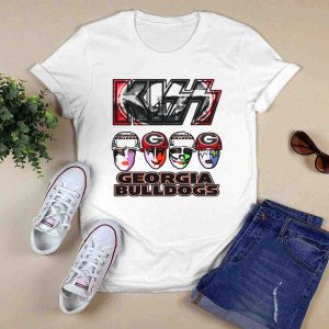 Kiss Georgia Bulldogs Mascots Rock Band Makeup T Shirt