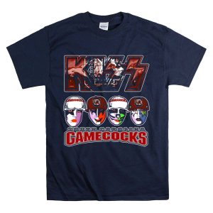 Kiss South Carolina Gamecocks Face Paint Football Fans T-Shirt