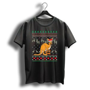 Kangaroo Christmas Ornament Zoo Fun Festive T Shirt