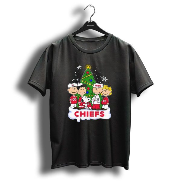 Kansas City Chiefs Snoopy Peanuts Christmas Chiefs Holiday T Shirt 1 t shirt 1