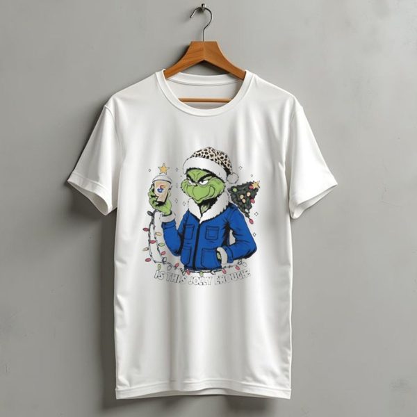 Kansas Jayhawks Grinch Is This Jolly Enough Merry Christmas T Shirt 1 t shirt 1