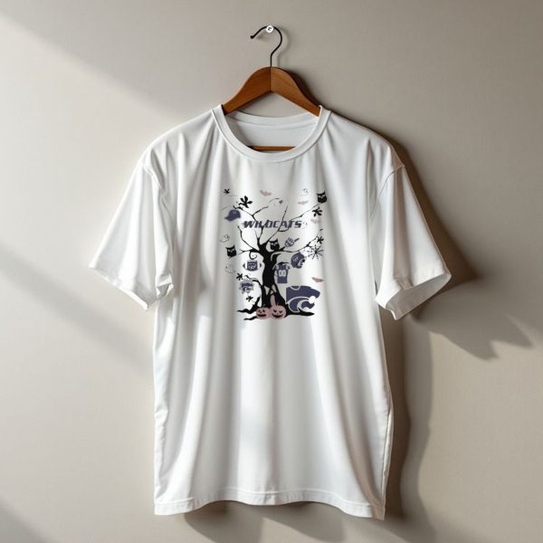 Kansas State Wildcats Halloween Tree 2024 Ncaa Team T Shirt t shirt 1