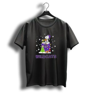 Kansas State Wildcats Snoopy Peanuts Christmas Wildcats T Shirt