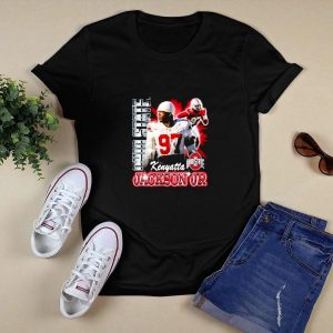 Kenyatta Jackson Jr Ohio State Buckeyes Player Collage T Shirt