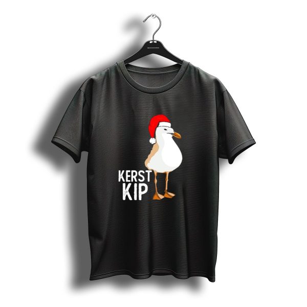 Kerst Kip Santa Hat Christmas Bird T Shirt t shirt 1