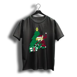 Kid Santa Rupee Treasure Triforce Christmas Tree Link T-Shirt