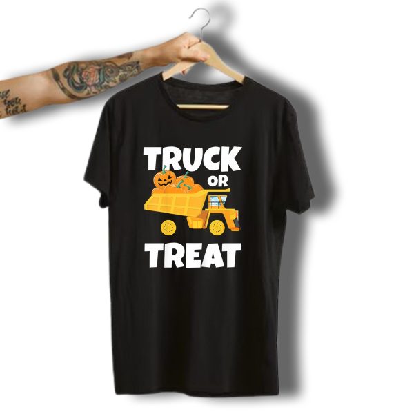 Kids Halloween Toddlers Boys Truck Or Treat Pumpkins T Shirt t shirt 1