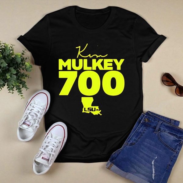 Kim Mulkey 700 LSU Womens Basketball Achievement T Shirt Black 1
