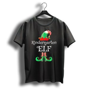 Kindergarten Elf Christmas School Spirit T-Shirt