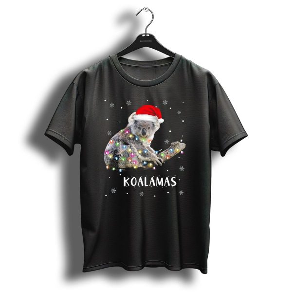 Koalamas Funny Christmas Lights Wild X Mas T Shirt 1 t shirt 1