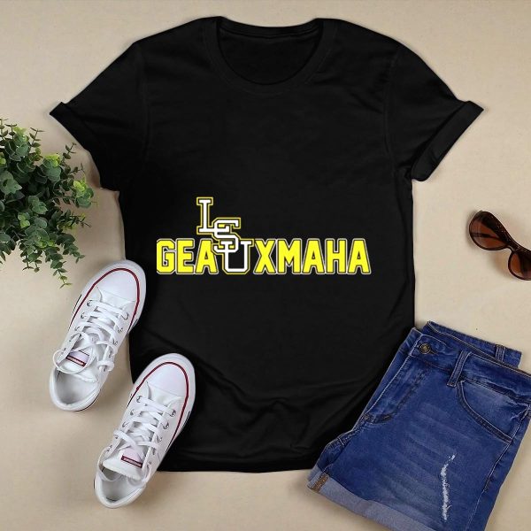 LSU Geaux Maha Baseball Omaha T Shirt Black 1