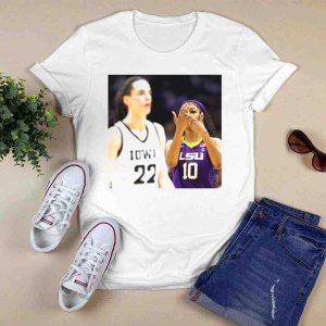 Lsu Reese 10 Makes You Can't See Me Gesture Against Iowa T-Shirt