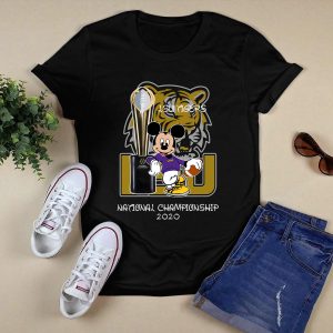 Lsu Tiger Mickey Mouse National Championship 2020 Shirt
