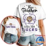 Lsu Tiger Teacher Appreciation Month Vintage All-Over Print T-Shirt