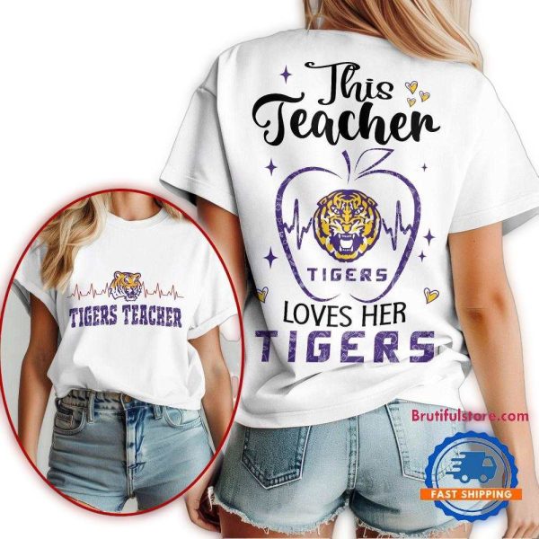 LSU Tiger Teacher Appreciation Month Vintage T Shirt 1