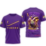 Lsu Tigers 2025 Ncaa I Bleed All-Over Print T-Shirt