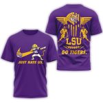 Lsu Tigers 2025 Ncaa Just Hate Us All-Over Print T-Shirt
