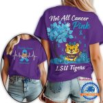 Lsu Tigers 2025 Ncaa Prostate Cancer Awareness All-Over Print T-Shirt