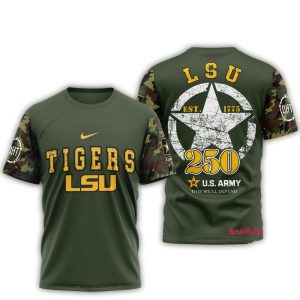 Lsu Tigers 250 Years Us Army All-Over Print T-Shirt