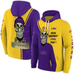 Lsu Tigers Achmed Skull All Over Print Hoodie