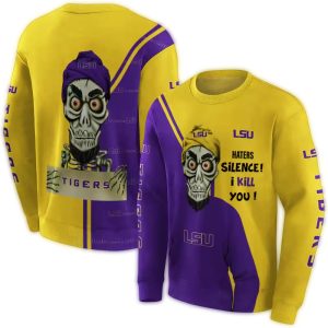 Lsu Tigers Achmed Skull All Over Print Sweatshirt