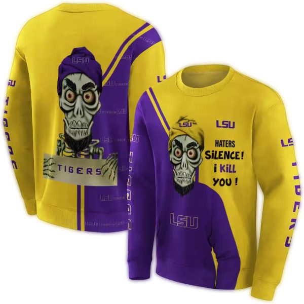 LSU Tigers Achmed Skull AOP Sweatshirt 1