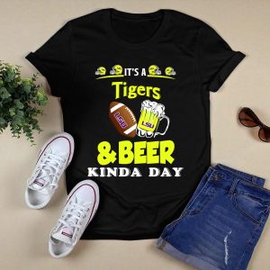 Lsu Tigers Football And Beer Celebration Day T-Shirt
