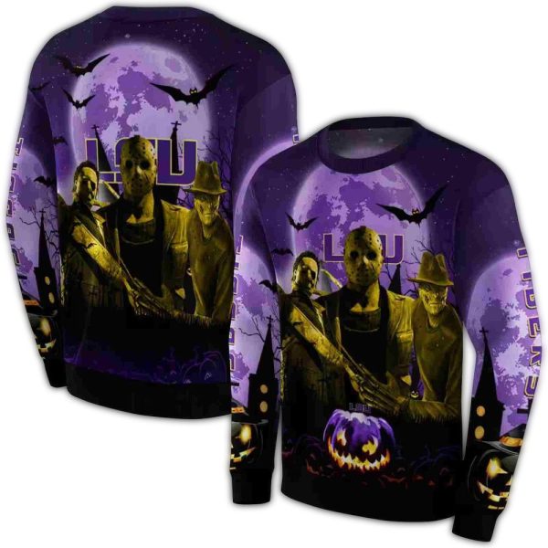 LSU-Tigers-Halloween-Vibes-Purple-Black-AOP-Sweatshirt-1 LSU Tigers Halloween Vibes Purple Black AOP Sweatshirt 1