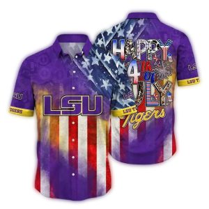Lsu Tigers Happy 4Th Of July Hawaiian Shirt